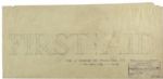 1931 Cleveland Municipal Stadium Original Blueprint - 36 x 24 