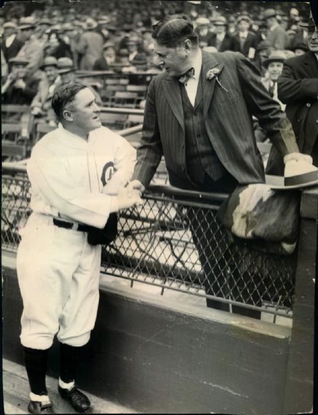 1929 Joe McCarthy William Wrigley Chicago Cubs "The Sporting News Collection Archives" Original Photo (Sporting News Collection Hologram/MEARS Photo LOA)