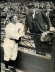 1929 Joe McCarthy William Wrigley Chicago Cubs "The Sporting News Collection Archives" Original Photo (Sporting News Collection Hologram/MEARS Photo LOA)
