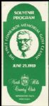 1983 Vince Lombardi Memorial Golf Classic Signed Program w/ 17 Incl. Alan Shepard Walter Payton Harvey Kuenn - JSA 
