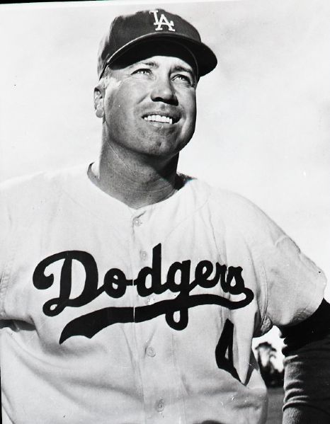 1961 Duke Snider Los Angeles Dodgers "The Sporting News" Original 2" x 2.5" Black And White Negative (The Sporting News Collection/MEARS Auction LOA) 