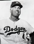1961 Duke Snider Los Angeles Dodgers "The Sporting News" Original 2" x 2.5" Black And White Negative (The Sporting News Collection/MEARS Auction LOA) 