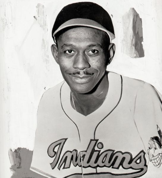 1948 Satchel Paige Cleveland Indians "The Sporting News" Original 3.25" x 3.75" Black And White Negative (The Sporting News Collection/MEARS Auction LOA) 