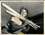 1958 Roy Campanella Brooklyn Dodgers "The Sporting News Collection Archives" Original 7" x 9" Photo (Sporting News Collection Hologram/MEARS Photo LOA)