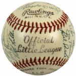 1962 Houston Colt .45s Team Signed Baseball First Season With Rare Jim Umbricht Auto 27 Sigs. - JSA 