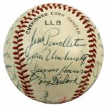 1962 Houston Colt .45s Team Signed Baseball First Season With Rare Jim Umbricht Auto 27 Sigs. - JSA 