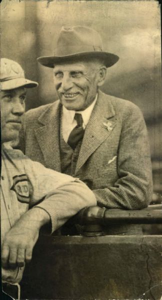 1924 George Wright Boston Red Stockings "The Sporting News Collection Archives" Original Photos (Sporting News Collection Hologram/MEARS Photo LOA) - Lot of 2