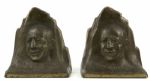 1930s Knute Rockne Notre Dame Bookends Rare "The Rock of Notre Dame" Reference