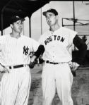 1940-41 Joe DiMaggio Ted Williams "The Sporting News" Original 3.25" x 3.5" Black And White Negative (The Sporting News Collection/MEARS Auction LOA) 