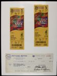 1992 Bud Selig Milwaukee Brewers Signed Check With Two Full Olympic Baseball Tickets - JSA 