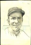1954-65 Chicago White Sox The Sporting News Collection Archives Original Illustration Artwork (Sporting News Collection Hologram/MEARS LOA) Unique, 1:1 - Lot of 12