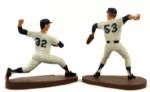 1980s-90s Sandy Koufax & Don Drysdale Brooklyn Dodgers Signed Salvino Statue - Lot of 2 - JSA 