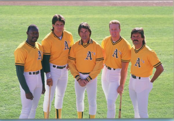 1990 LaRussa Canseco McGwire Eckersley Stewart Oakland Athletics "The Sporting News" Original Full Color Negative Slides (The Sporting News Collection/MEARS Auction LOA) - Lot of 10