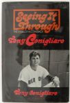 1970 Tony Conigliaro Boston Red Sox Signed Seeing It Through Book - Signed to Barry Halper - JSA 