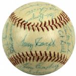 1963-64 Houston Colt 45s Team-Signed Baseball Inc. 31 Sigs. With Rare Jim Umbricht - JSA 