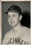 1942-43 Frank Kelleher Cincinnati Reds The Sporting News Collection Archives Original Photo (Sporting News Collection Hologram/MEARS Photo LOA) - Lot of 2