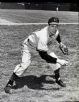 1946-49 Bob Feller Cleveland Indians "The Sporting News" Original 3" x 3.5" Black And White Negative (The Sporting News Collection/MEARS Auction LOA) 