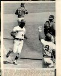 1975 Hank Aaron Milwaukee Brewers "The Chicago Sun Times Archives" Original 8" x 10" Photo (Chicago Sun Times Hologram/MEARS Photo LOA)