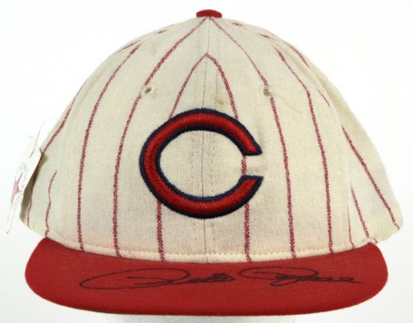 Cincinnati Reds Multi Signed Cap With Pete Rose Johnny Bench - MEARS 
