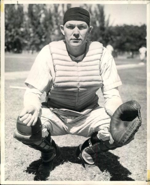 1930 Bill Dickey New York Yankees "The Sporting News Collection Archives" Original 8" x 10" Photo & Original Negative (Sporting News Collection Hologram/MEARS Photo LOA)