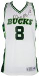 1992-93 Moses Malone Milwaukee Bucks Game Worn Home Jersey (MEARS A10) Purchased directly from the Milwaukee Bucks at the Bradley Center - The Most Documented Malone Ever Offered!!!