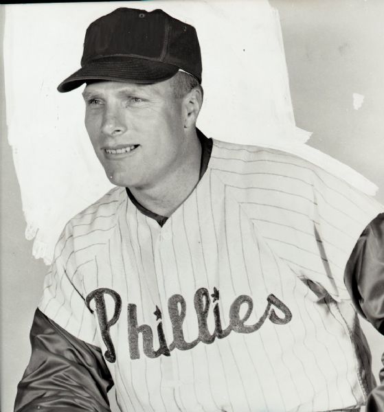 1948-59 Richie AShburn Philadelphia Phillies "The Sporting News" Original 3.75" x 4" Black And White Negative (The Sporting News Collection/MEARS Auction LOA) 