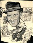 1946-54 Curt Simmons Robin Roberts Ron Northey Jimmy Wilson Philadelphia Phillies TSN Collection Archives Original Illustration Artwork (TSN Collection Hologram/MEARS LOA) - Lot of 11