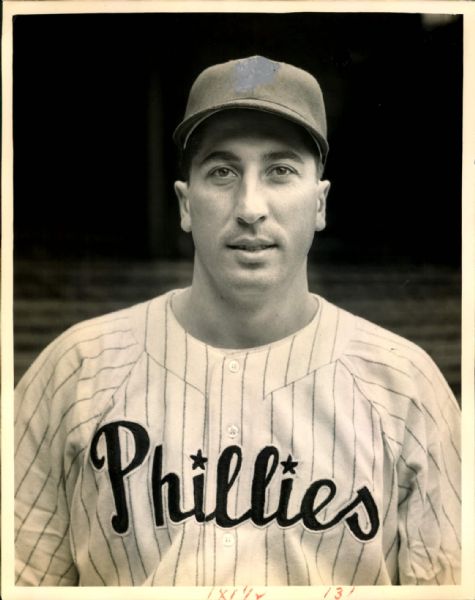1950-51 Milo Candini Phialdelphia Phillies "The Sporting News Collection Archives" Original 8" x 10" Photo (Sporting News Collection Hologram/MEARS Photo LOA)
