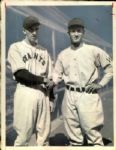 1933 Carl Hubbell Lefty Stewart "The Sporting News Collection Archives" Original 6.5" x 8.5" Photo (Sporting News Collection Hologram/MEARS Photo LOA)