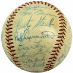 1963-64 Houston Colt 45s Team-Signed Baseball Inc. 31 Sigs. With Rare Jim Umbricht - JSA 