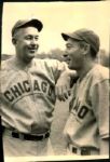 1938 Gabby Hartnett Tony Lazzeri Chicago Cubs "The Chicago Sun-Times Archives" Original Photo (Chicago Sun-Times Hologram/MEARS Photo LOA)