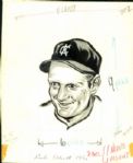 1906-68 Phiadelphia / Kansas City / Oakland Athletics The Sporting News Collection Archives Original Illustration Artwork (Sporting News Collection Hologram/MEARS LOA) Unique, 1:1 - Lot of 11