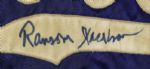 1956 Randy Jackson Game Worn Signed Brooklyn Dodgers Warmup Jacket - (MEARS LOA) 