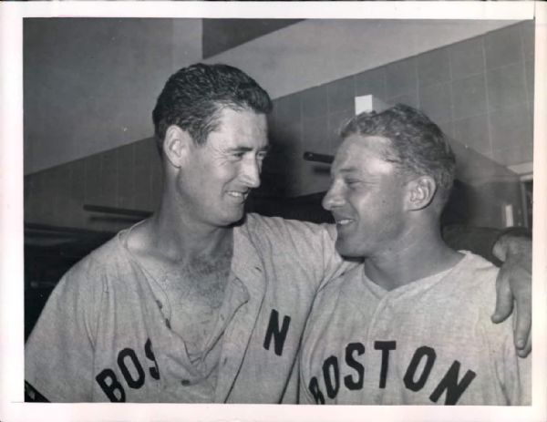 1958 Ted Williams and Jackie Jensen Boston Red Sox 7" x 9" Photo SPORT Magazine Collection (MEARS Photo LOA)