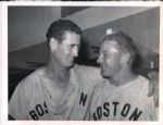 1958 Ted Williams and Jackie Jensen Boston Red Sox 7" x 9" Photo SPORT Magazine Collection (MEARS Photo LOA)