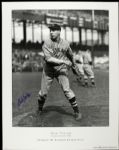1992 Bob Feller Cleveland Indians Charles Conlon Signed 22" x 28" Poster - MEARS