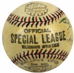 1950s Milwaukee Braves Multi Signed Baseball w/ Joe Adcock Billy Bruton Andy Pafko - JSA 