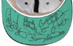 Baltimore Orioles Signed Authentic Cap  w/ Frank & Brooks Robinson Paul Blair - MEARS LOA 