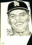 1956-67 Los Angeles Angels The Sporting News Collection Archives Original Illustration Artwork (Sporting News Collection Hologram/MEARS LOA) Unique, 1:1 - Lot of 9