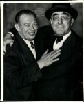 1941 circa Larry MacPhail and Branch Rickey Brooklyn Dodgers "The Sporting News Collection Archives" Original 8" x 10" Photo (Sporting News Collection Hologram/MEARS Photo LOA)