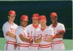1990 Piniella Larkin Sabo Davis O'Neill Cincinnati Reds The Sporting News Original Full Color Negative Slides (The Sporting News Collection/MEARS Auction LOA) - Lot of 27