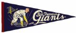 1958 San Francisco Giants Full Size Pennant - First Year in San Francisco