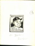1939-59 St. Louis Browns St. Louis Cardinals The Sporting News Collection Archives Original Illustration Artwork (Sporting News Collection Hologram/MEARS LOA) Unique, 1:1 - Lot of 6