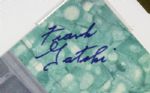 1990s Goal Line Art Card - Signed Lot of 6 With Sid Luckman (wife) Frank Gatski George Connor George McAfee - JSA 
