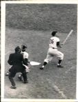 1954 World Series Dusty Rhodes New York Giants "SPORT Magazine Collection Archives" Original Photos (MEARS Photo LOA) - Lot of 3