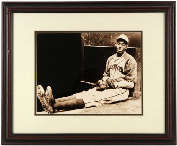 Satchel Paige Kansas City Monarchs Framed Photo