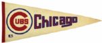 1960s Chicago Cubs Full Size Pennant 