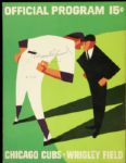 1966 Clarence Pants Rowland Chicago White Sox Signed Cubs Official Program - JSA 