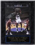 1994 Shaquille ONeal Signed 8" x 10" Photo Display - JSA 