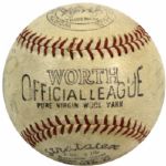 1937 St. Louis Cardinals Team Signed Baseball w/ Frankie Frisch Dizzy Dean Joe Medwick - JSA